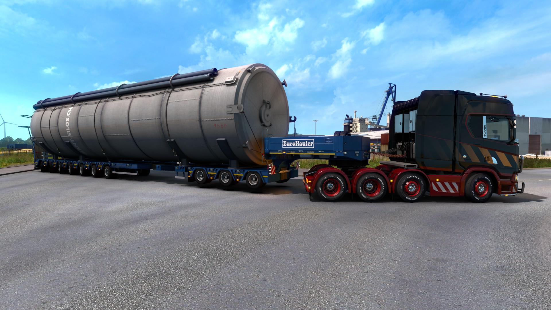 ETS2 - Liftable Heavy Transport Axles V1 (1.38.x)