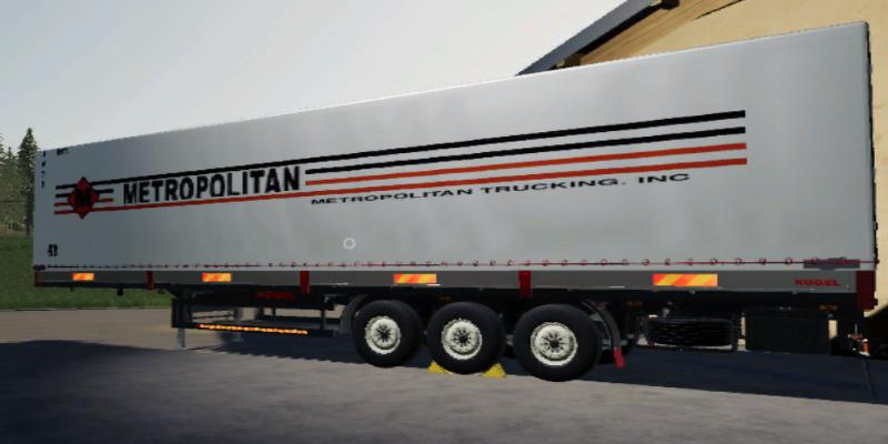 FS19 - Road Trailer Metropolitian V1.5