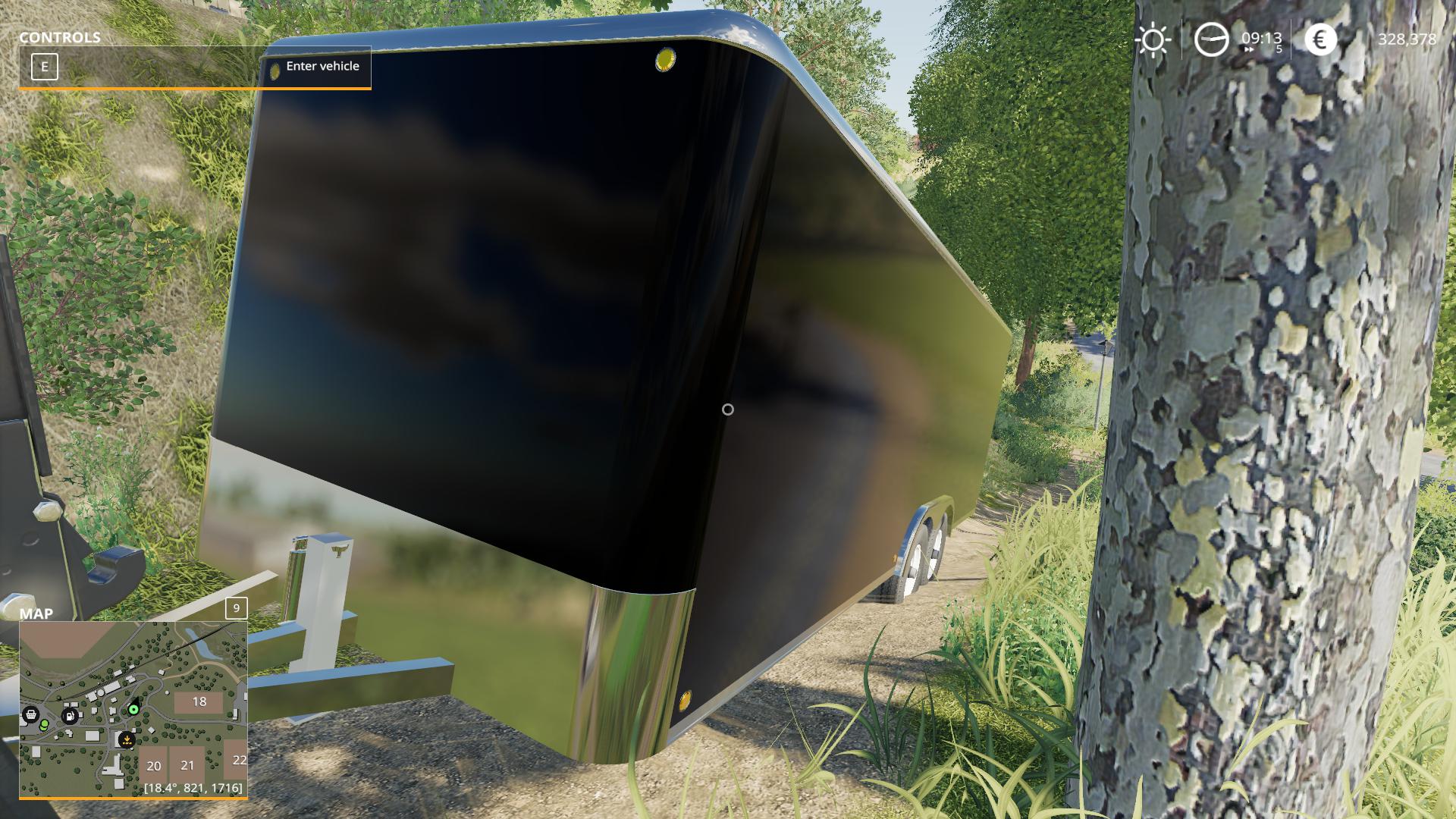 FS19 - 25FT Enclosed Trailer V1.0