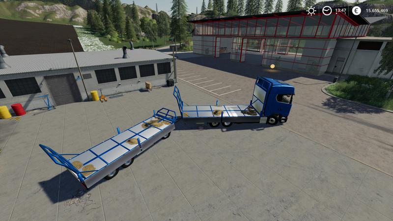 FS19 - Trailer 3 Axle with Platform V1.1.0.2