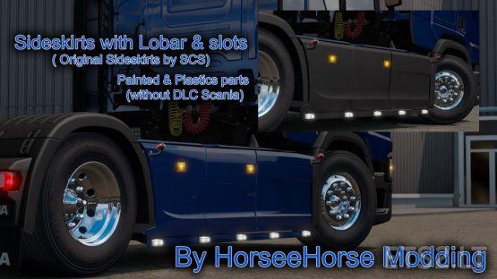 ETS2 - Sideskirts with Lobar for Scania NG V1.0 (1.39.x)