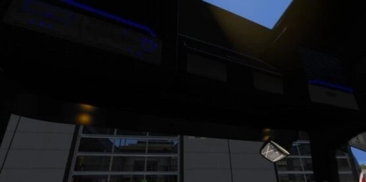 ETS2 - Volvo FH 2012 Black - Blue Interior with Blue Lights (1.41.x)