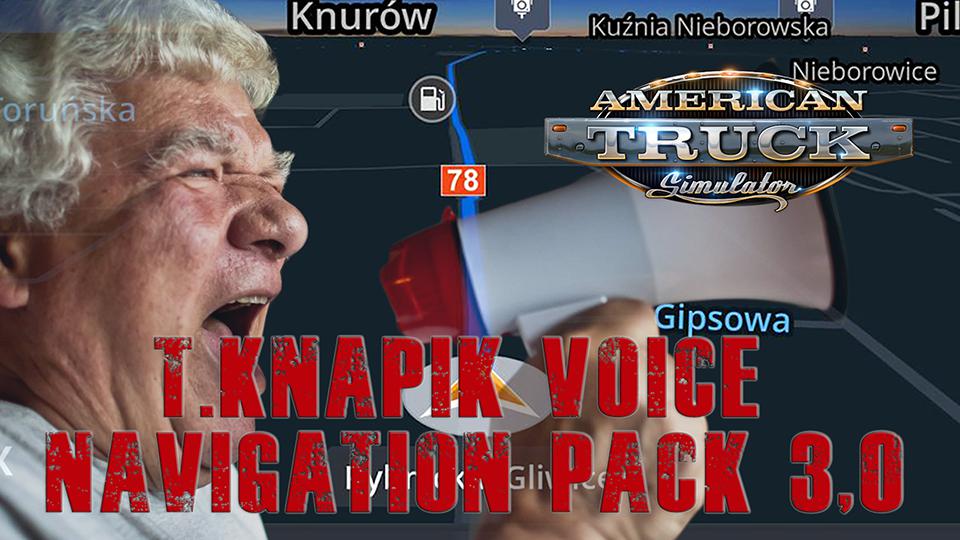 ATS - T.Knapik Voice Navigation Pack V3.0 (1.40.x)