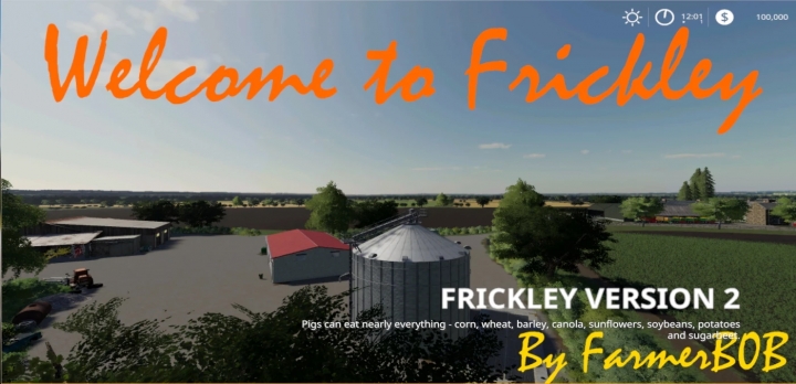 FS19 - Frickley Doncaster UK Map V002