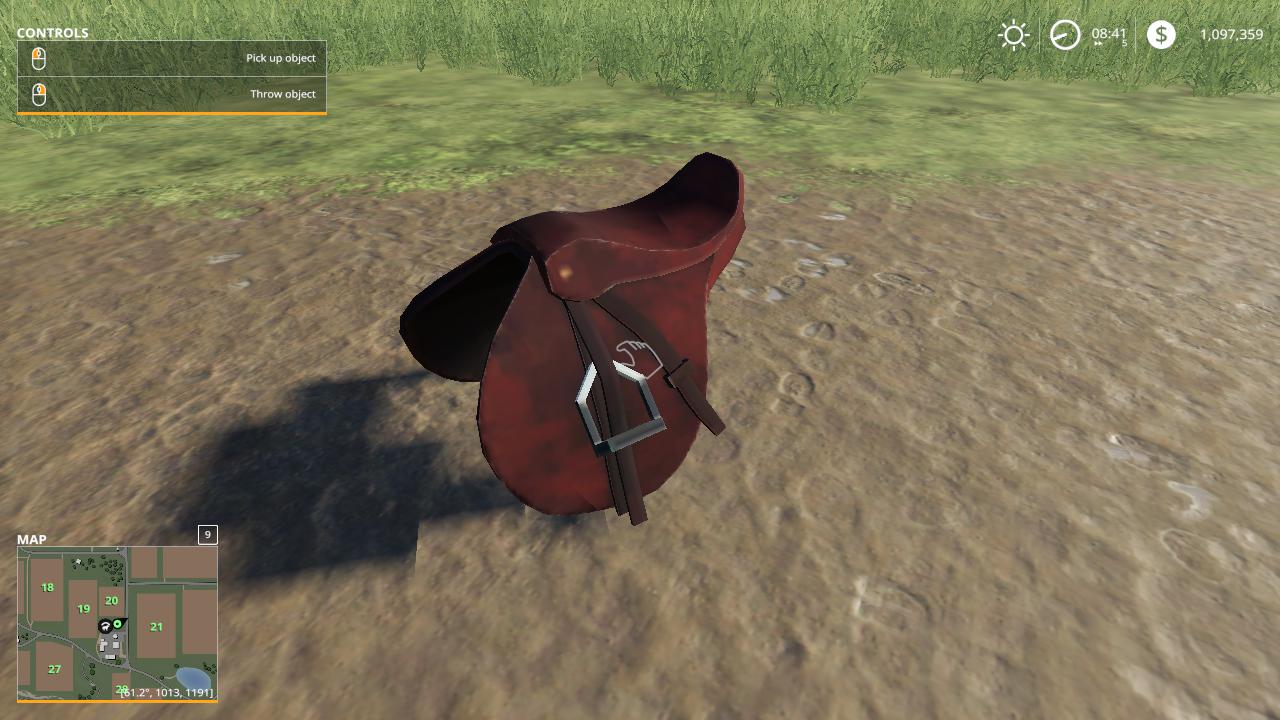 FS19 - Saddle Pickupable Beta