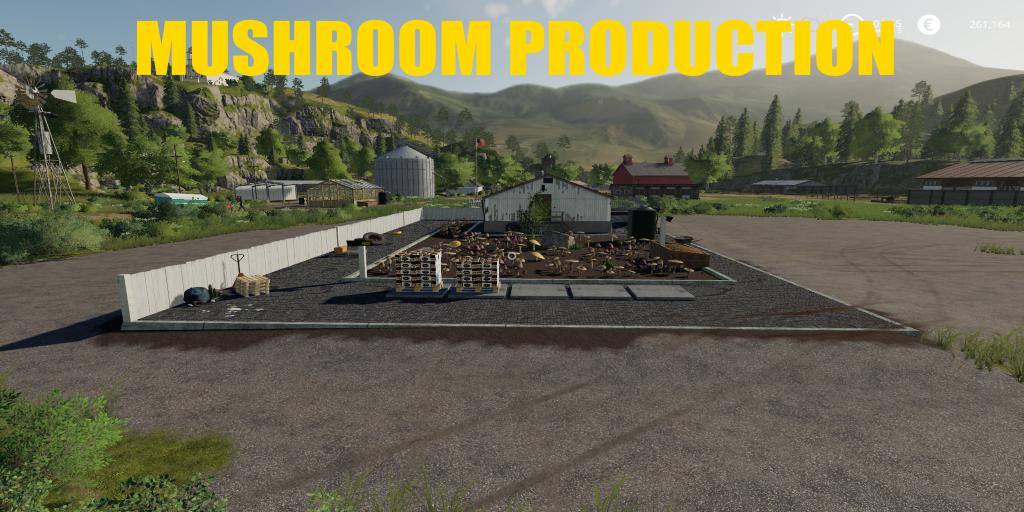 FS19 - Mushroom Production V1.0