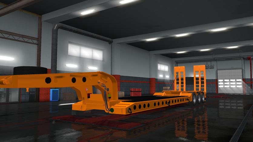 ETS2 - Flatbed Trailer 3 Axles V2.0 (1.35.X)