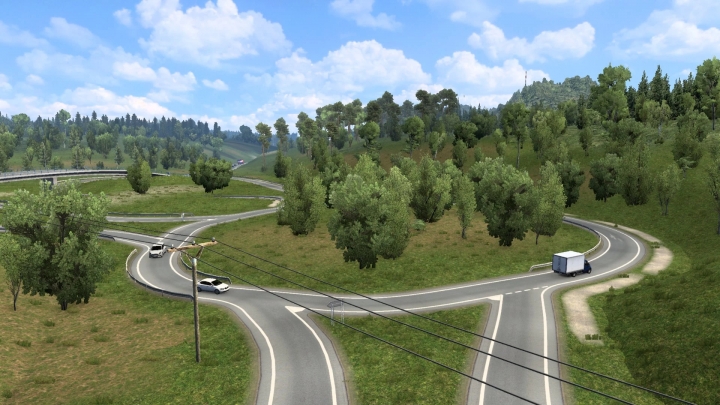 ETS2 - East Duisburg Improvement Mod for Calais-Duisburg Road (1.41.x)
