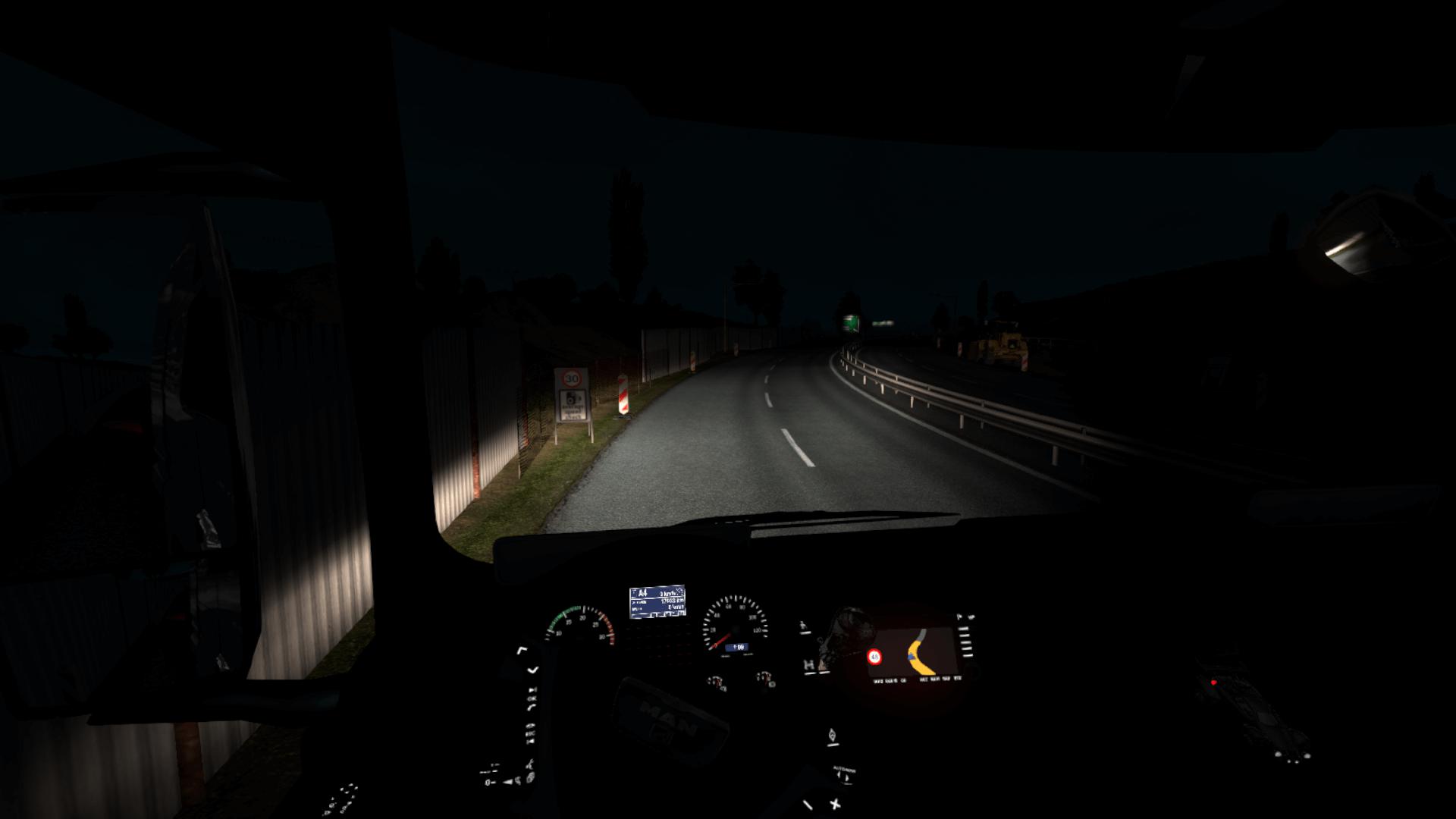 ETS2 - Warm White Headlights (1.37.x)