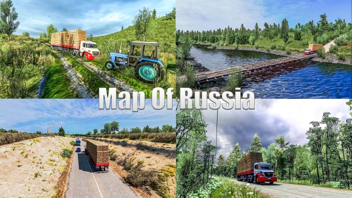 ETS2 - Map of Russia and Republic of Belarus V2.4.1 (1.40.x)