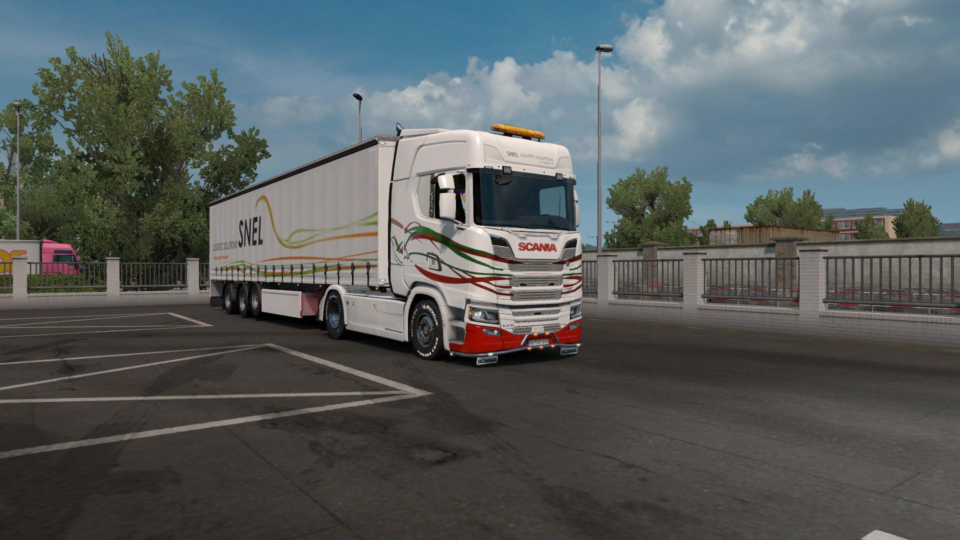 ETS2 - Scania S-R 2016 G.Snel Skin V1.0 (1.36.x) | Euro Truck Simulator ...