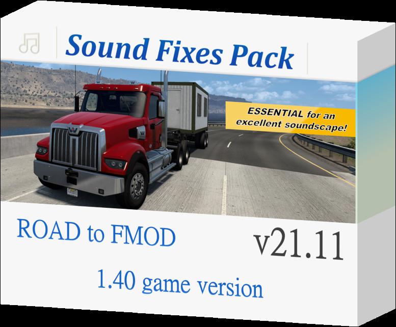 Ets Sound Fixes Pack V X Euro Truck Simulator Mods