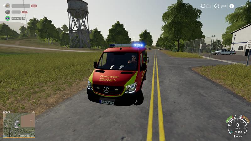 FS19 - Fire Brigade Ellerbach Sprinter V1.2