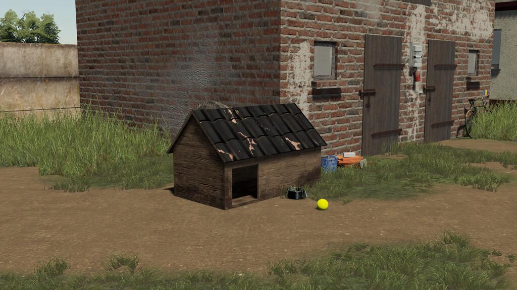 FS19 - Wooden Dog House V1.0