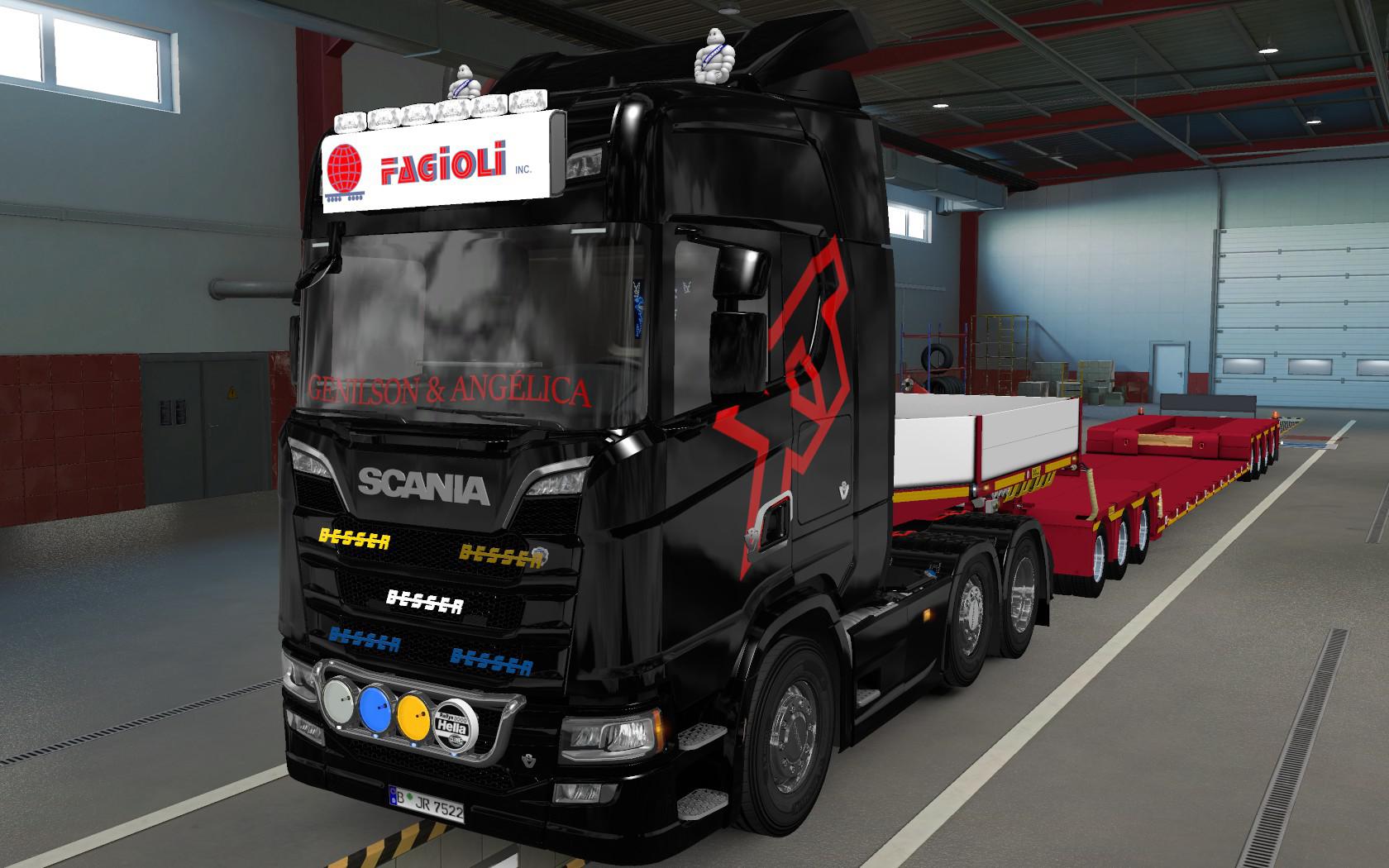 ETS2 - Big Lightbox Scania R And S 2016 Fagioli (1.39.x)