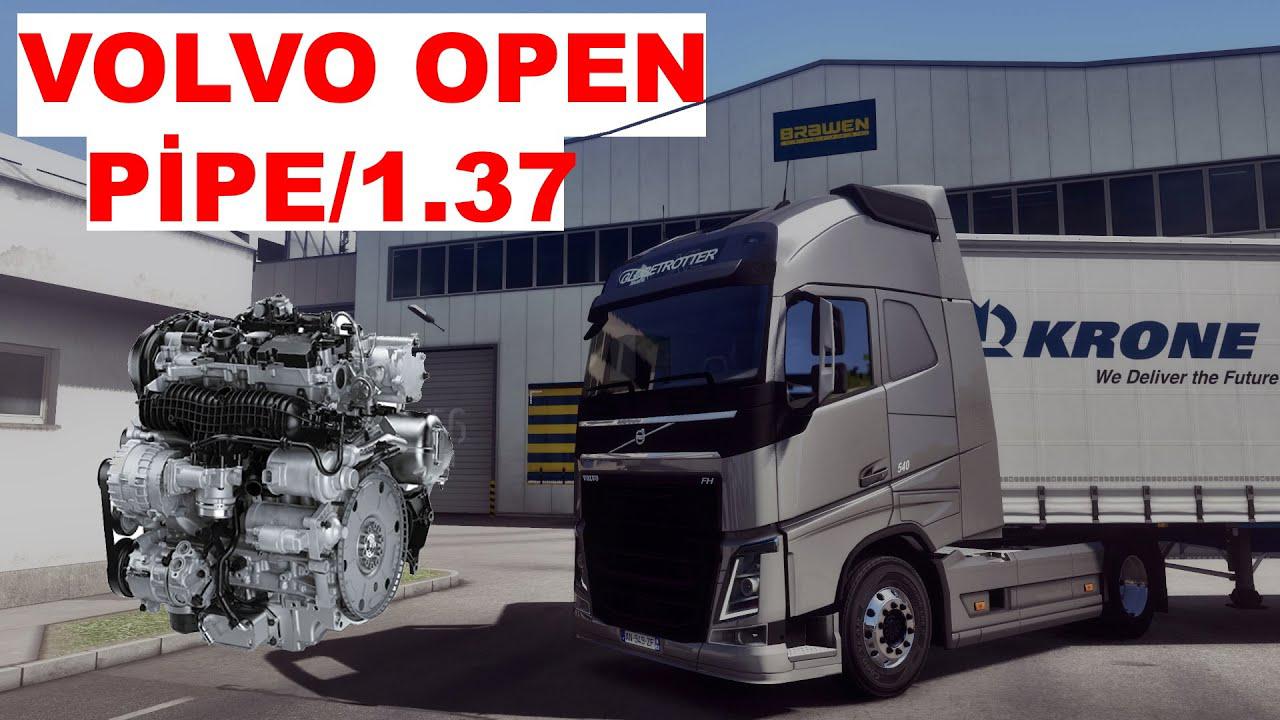 ETS2 - Volvo Fh16 Open Pipe Engine Sounds (1.37.x)