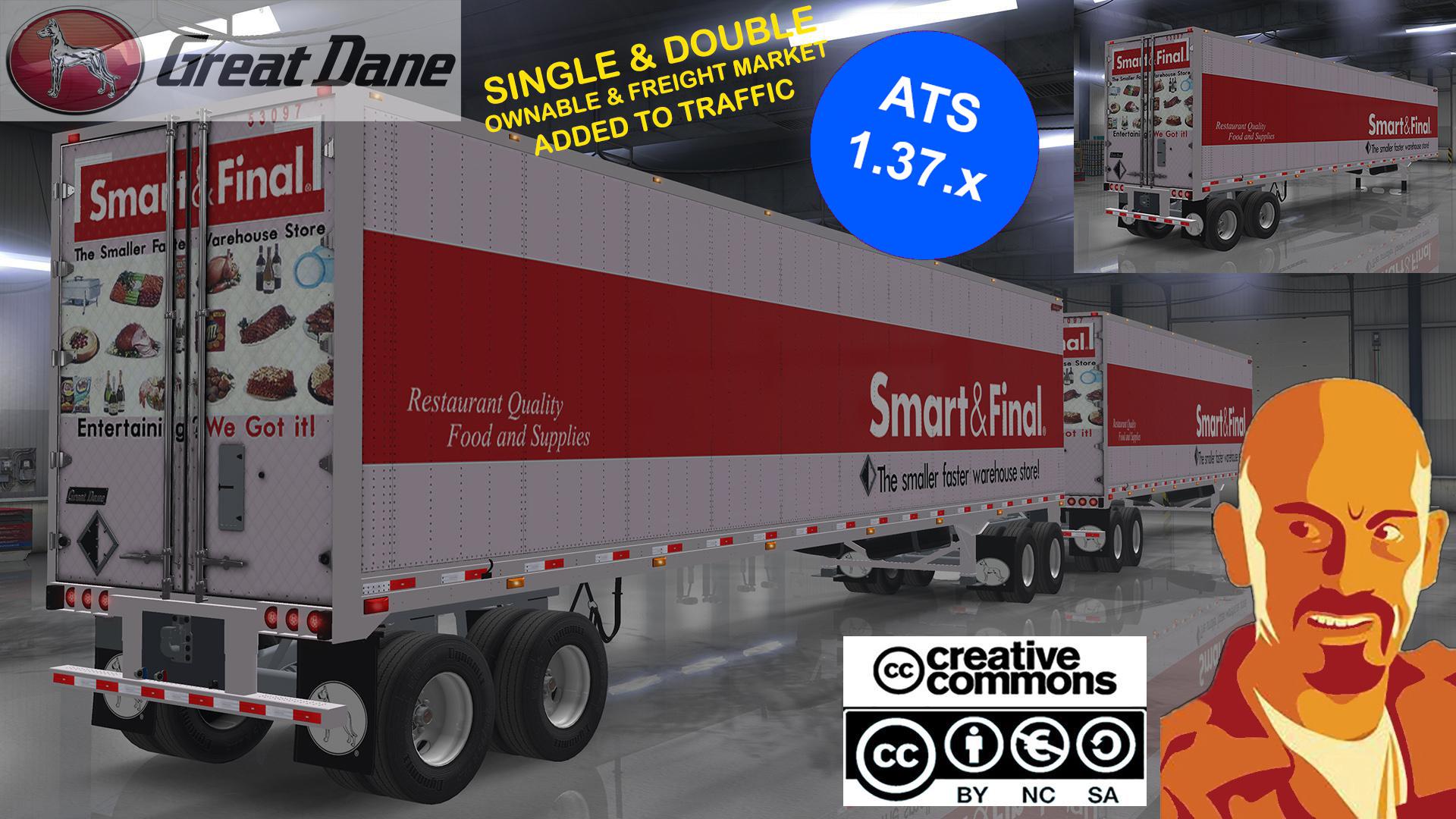 ATS - Great Dane Trailers Single & Double (1.37.x)