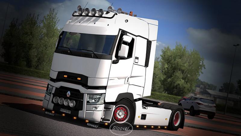 ETS2 - Renault T Light Improvements / Lowered Chassis V1.1 (1.35.X)