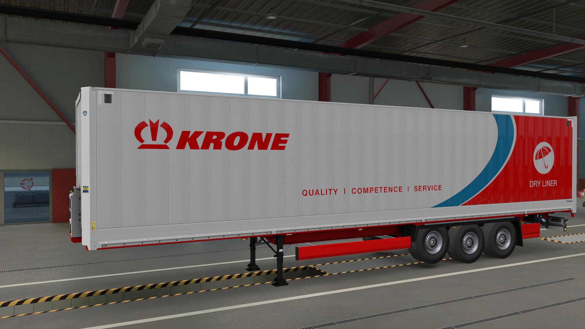 ETS2 - Krone Recolor Trailer V2 (1.38.x) | Euro Truck Simulator 2 ...