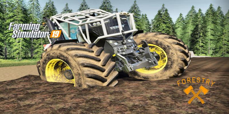 FS19 - Fendt 1000DT Forestry Tractor V2.0