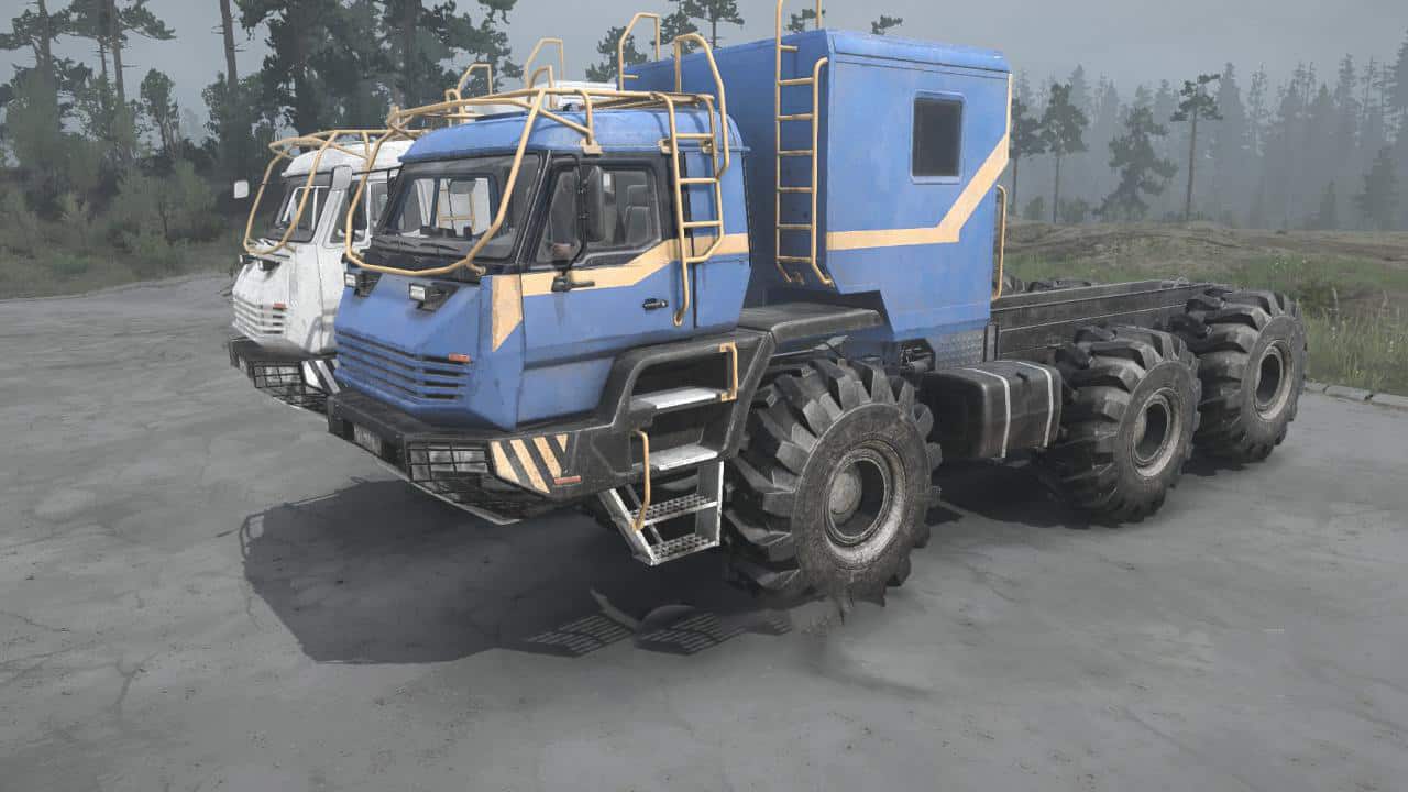 Spintires:Mudrunner - Azov 4220 Antarctic Truck V03.07.20