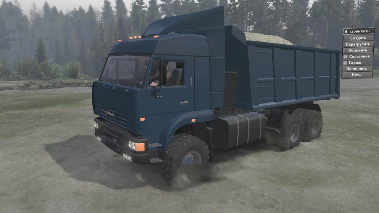 Spintires - Textures for KamAZ 65225 V1.0