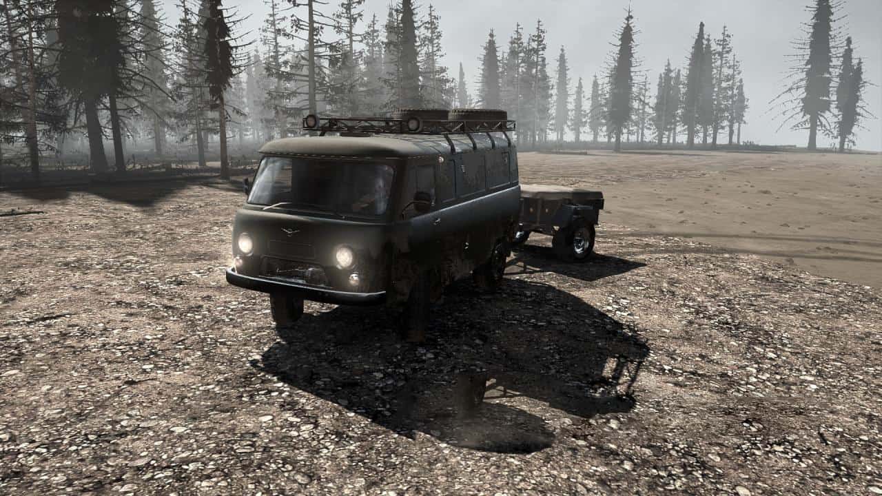 Spintires:Mudrunner - Cutting Down A Burned Forest Map V1.0