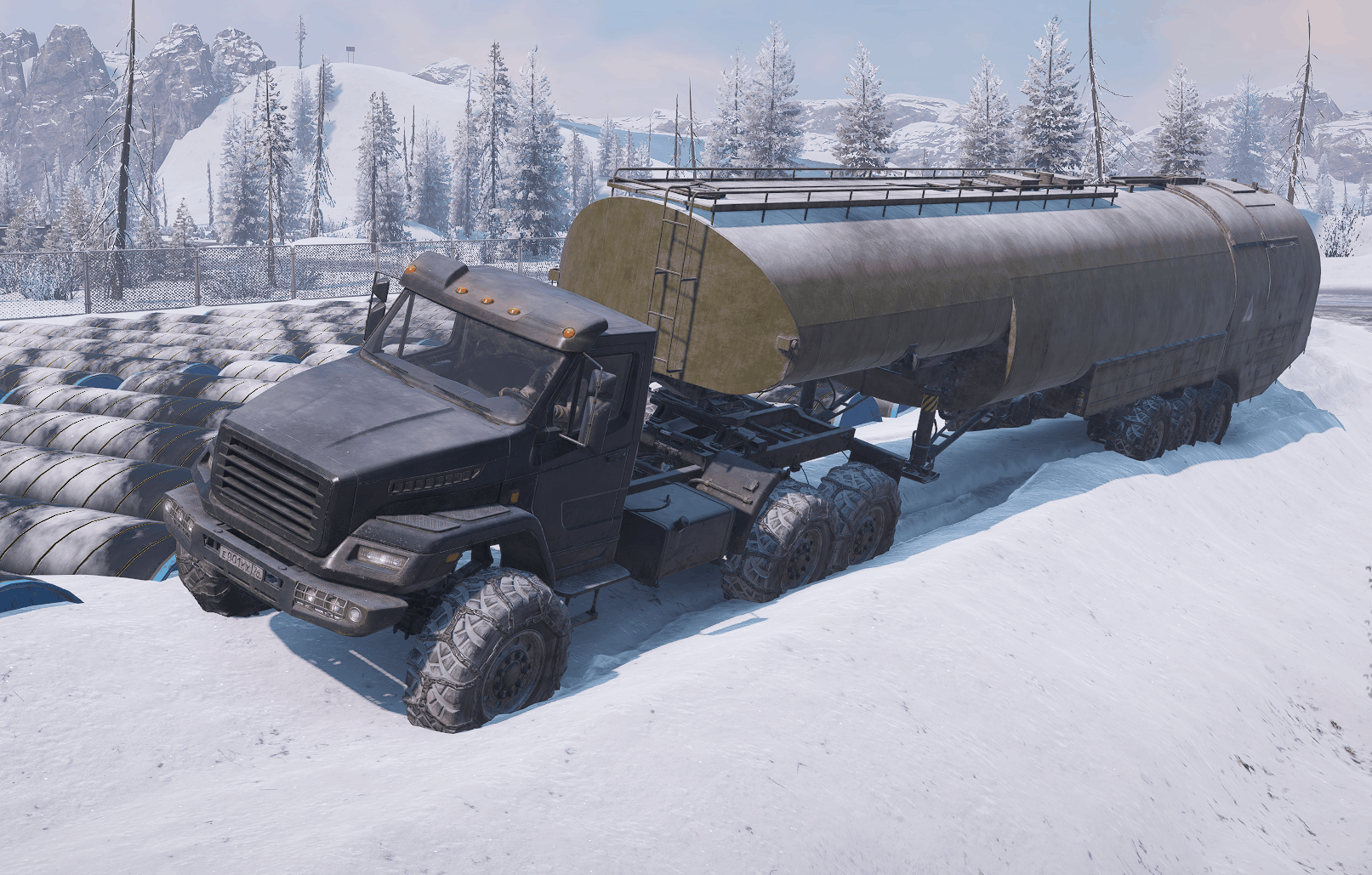 SnowRunner - Chained Offroad Trailers V1