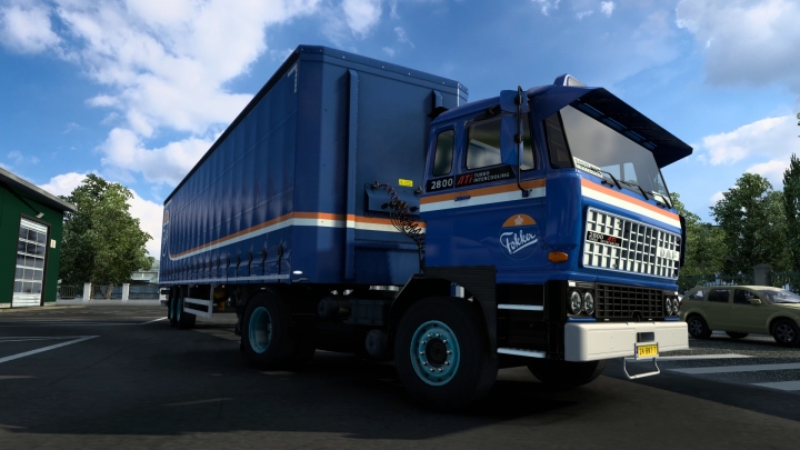 ETS2 - DAF 2800 & Trailer Van Fokker Schiphol Airport (1.41.x)