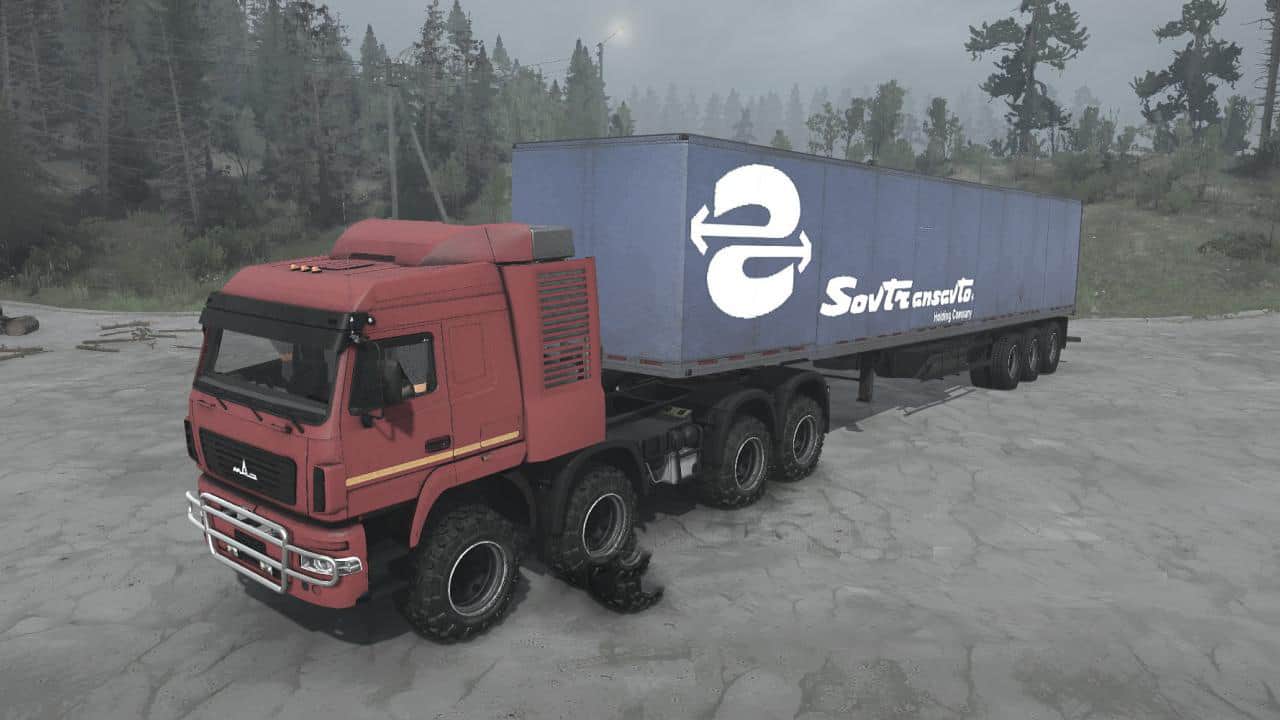 Spintires:Mudrunner - Maz-6516B9 8x8 Truck V14.02.21