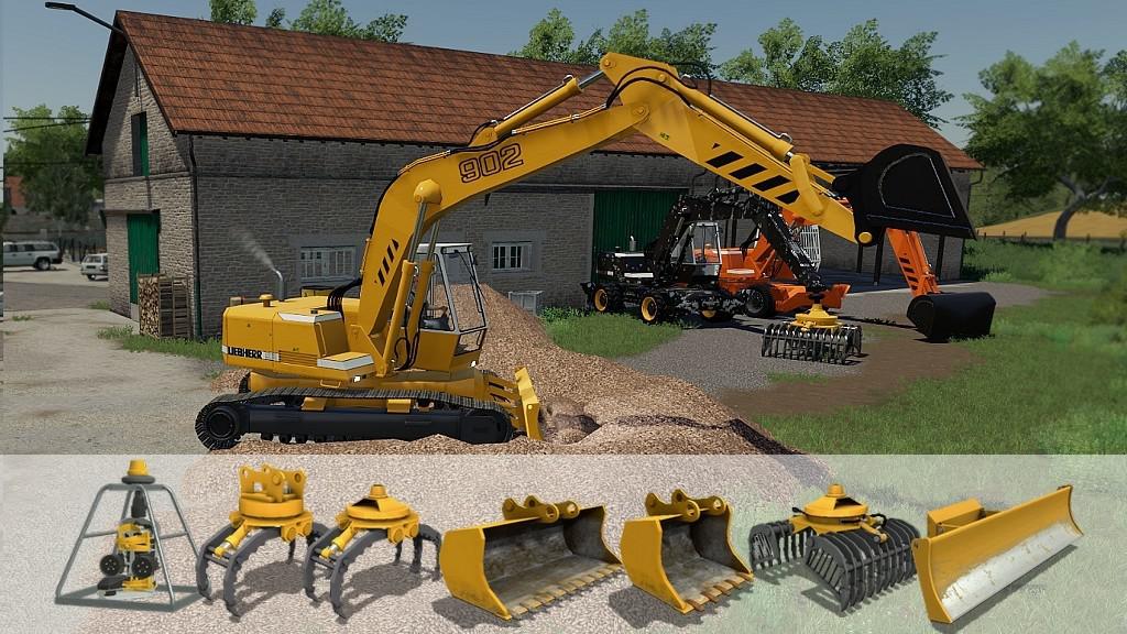 FS19 - Liebherr 902 Excavator Pack V1.0.0.1