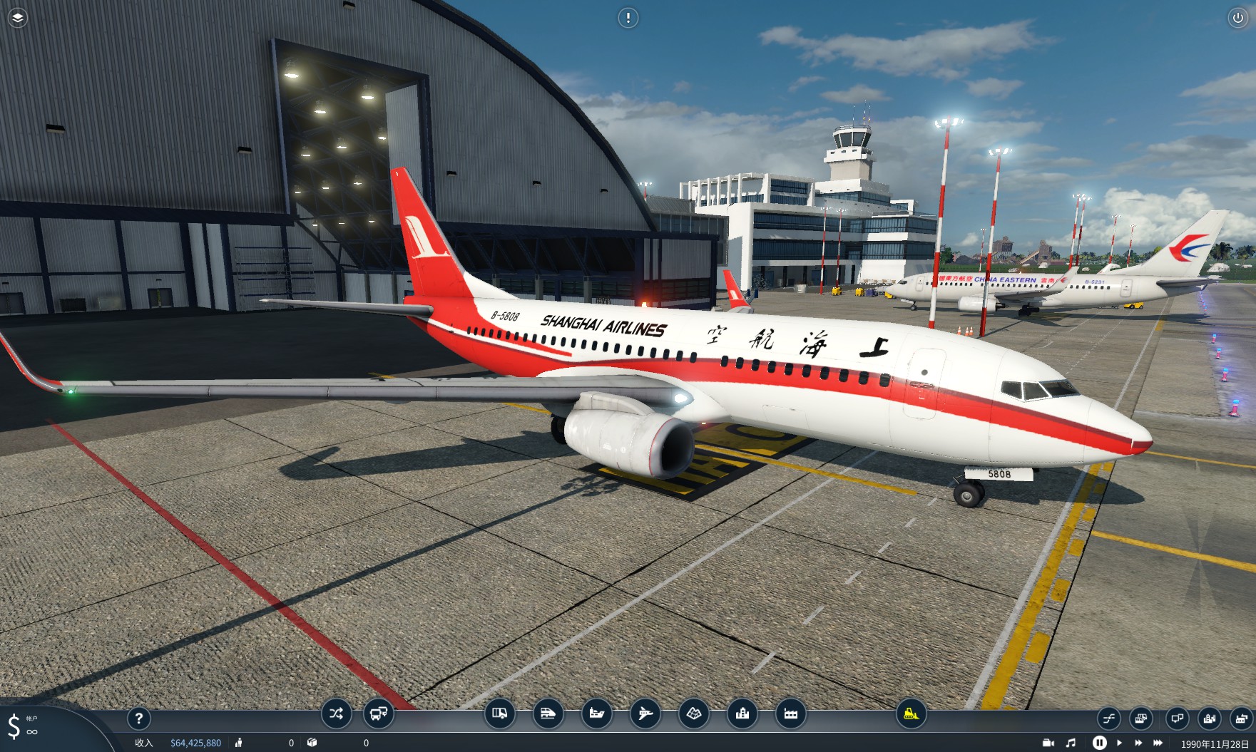 Transport Fever 2 - Shanghai Airlines Boeing 737-700 | Transport Fever ...