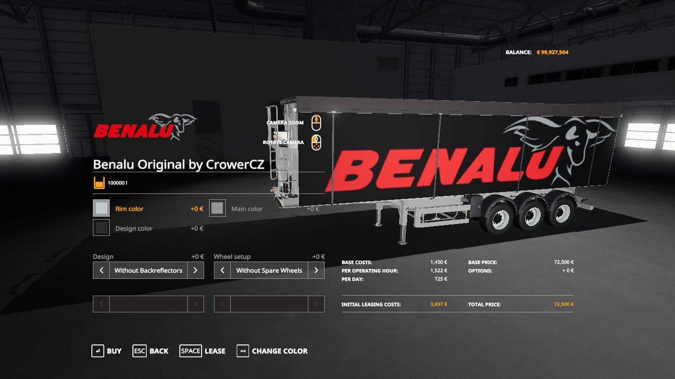 FS19 - Benalu Original Tipper Trailer V1.0