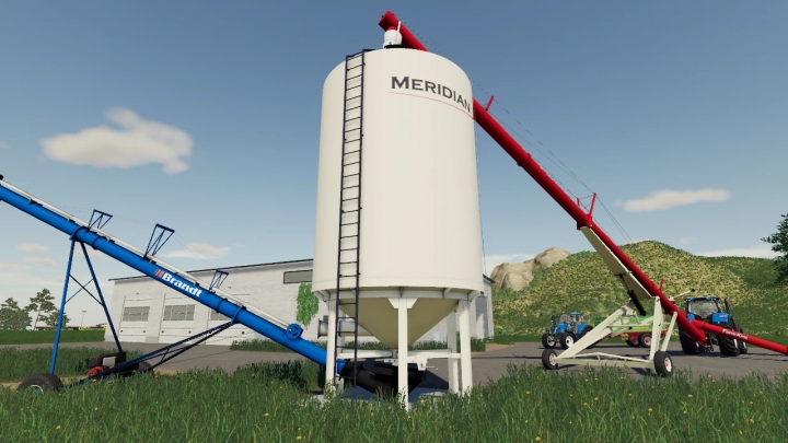 FS19 - Meridian Custom Farm Silo V1.0