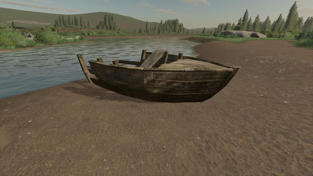 FS19 - Wrecked Boat V1.0