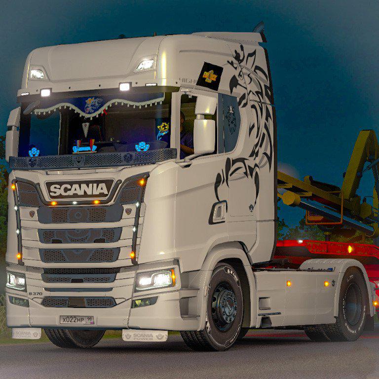 ETS Scania R S Griffin Multicolor Skin V X Euro Truck Simulator Mods Club