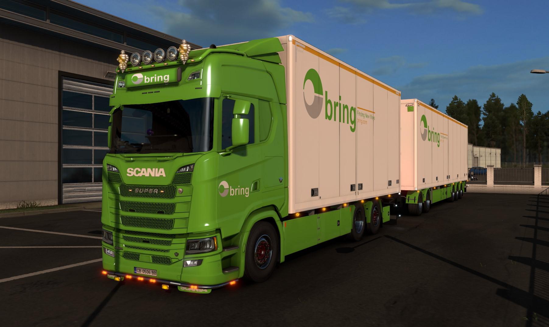 ETS2 Bring Tandem Skin V1.2 (1.38.x) Euro Truck Simulator 2