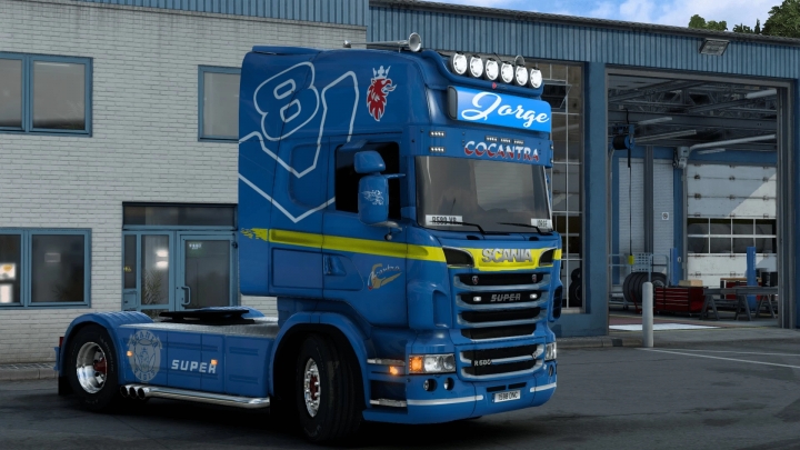 ETS2 - Scania R580 Jorge Skin V1.0 (1.41.x)