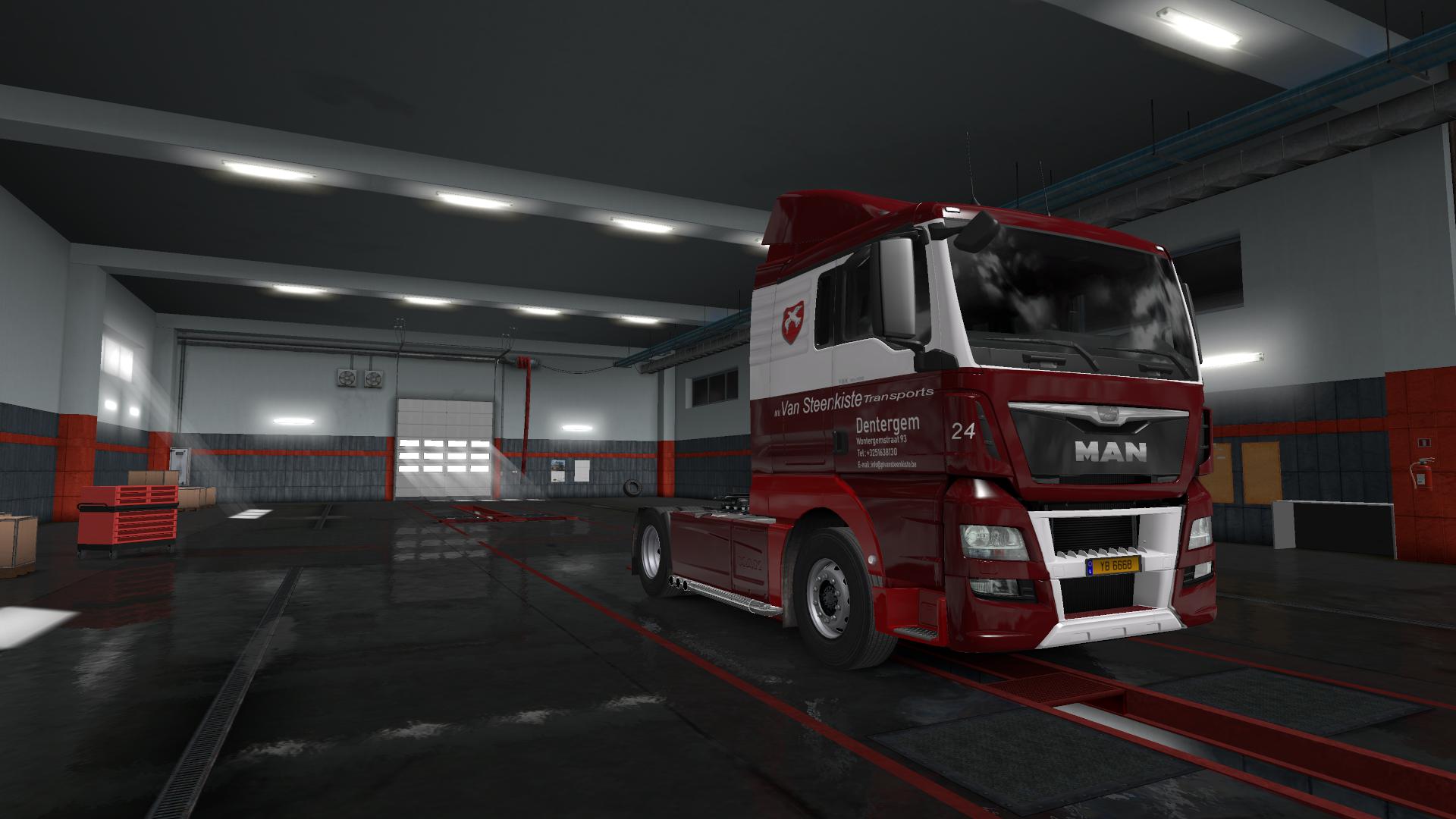 ETS2 - Man E6 Van Steenkiste Skin V1.0 (1.37.x)