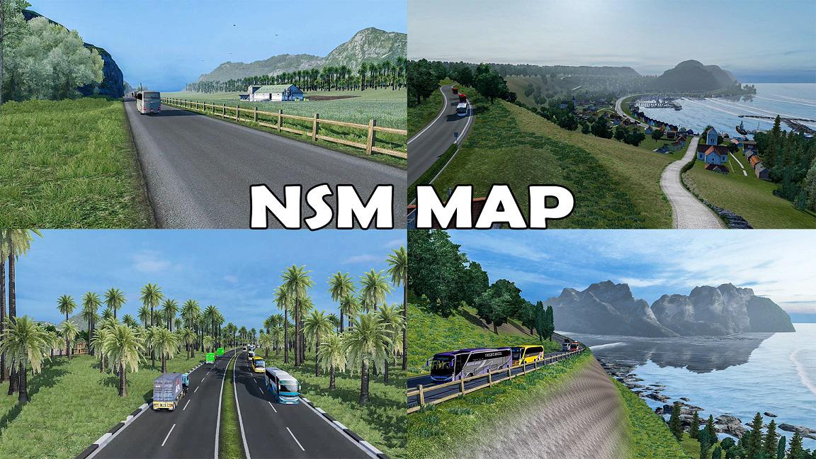 ETS2 - Rework Map NSM V1.4 (1.39.x)