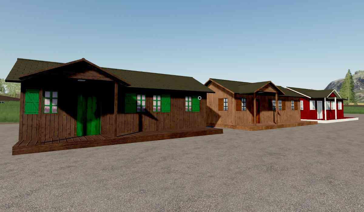 FS19 - Holiday Home Wood Pack V1.0