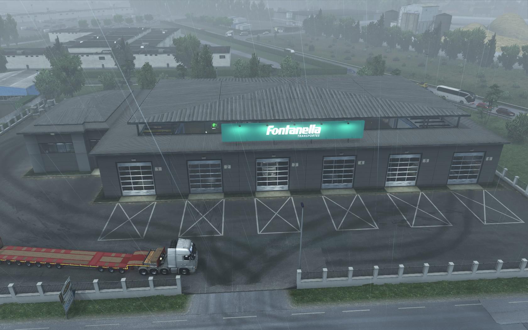 ETS2 - Fontanella Transportes Garage Mod (1.39.x)