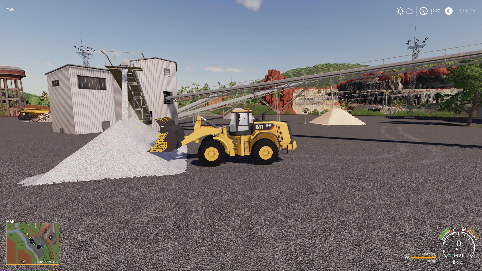 Fs19 Mining Bucket For 980k Cat Loader V10 Farming Simulator 19 Modsclub 3226