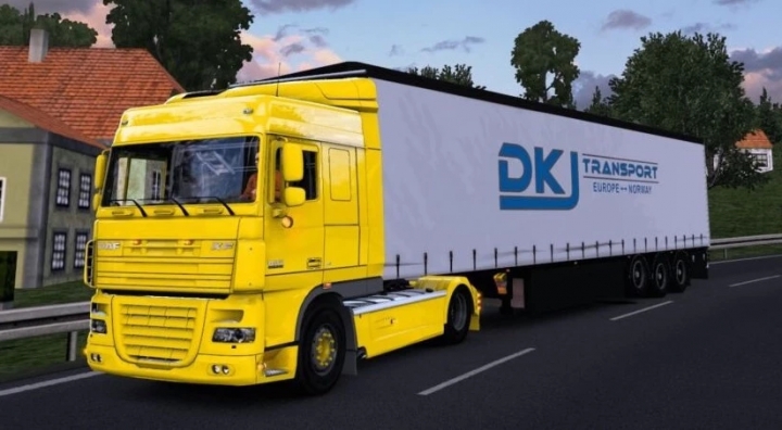 ETS2 - Daf XF 105 Fixed Truck (1.41.x)