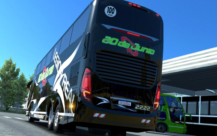 ETS2 - Comil Invictus Volvo 6x2/8x2 Bus Mod V2.0 (1.41.x)