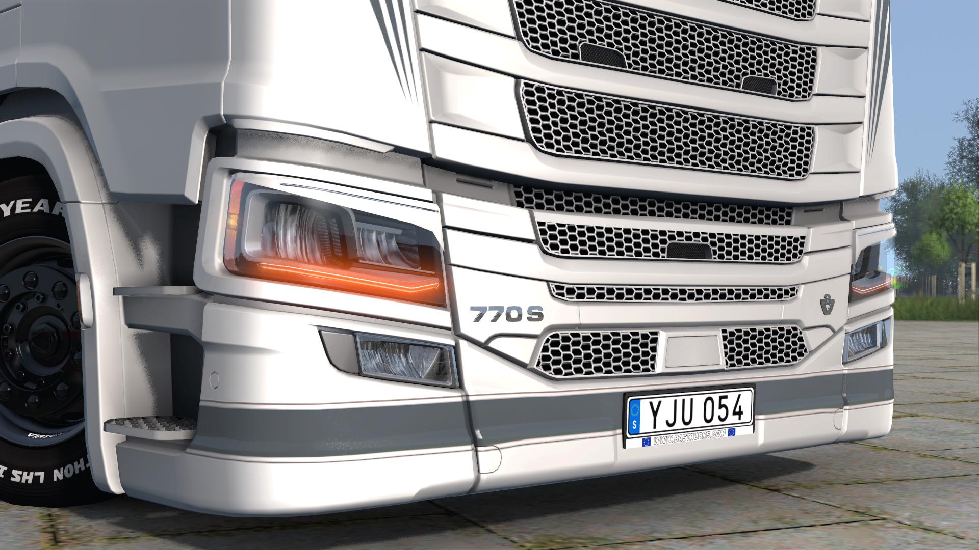 ETS2 - Scania 770S Engine + Badges (1.38.x)