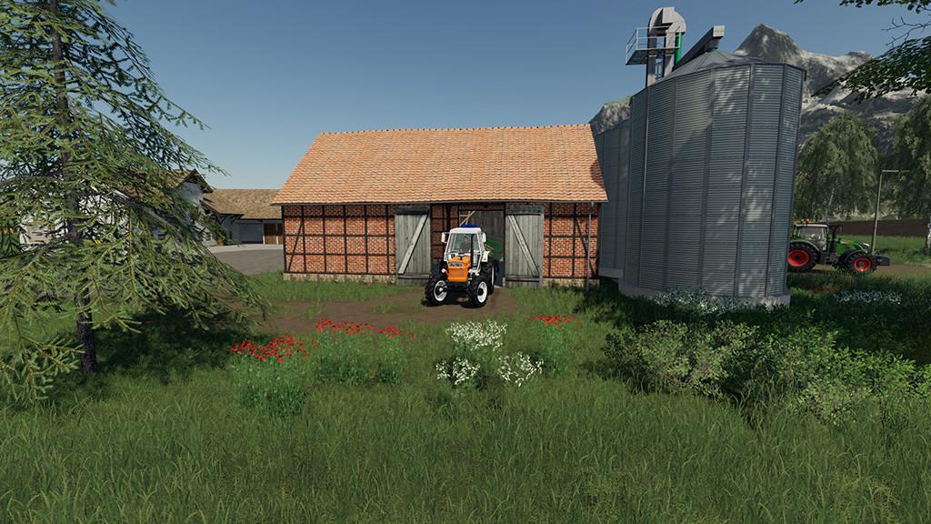 FS19 - Barn With Silos V1.1