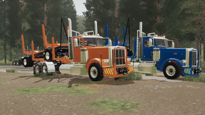 FS19 - Peterbilt 389 Log Trucks V1.0 | Farming Simulator 19 | Mods.club