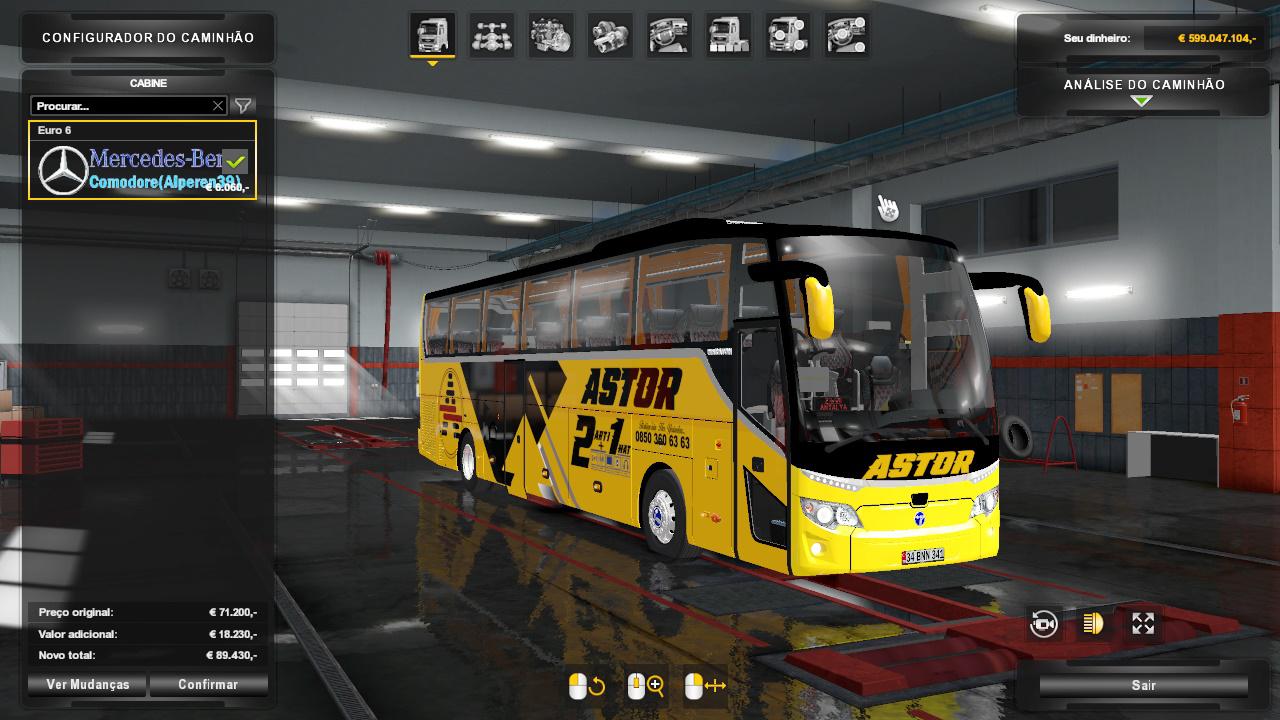 ETS2 - Temsa Maraton 2018 Bus Mod V1.5 (1.36.x)