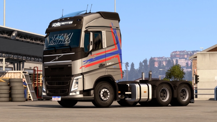 RODOJUNIOR CONJUNTO SKINS FREE VOLVO FH TOP ETS 2 1.44 